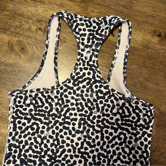 Lululemon Cool Racerback Ace Spot Grain Black Size 4 Women’s - Picture 4 of 9